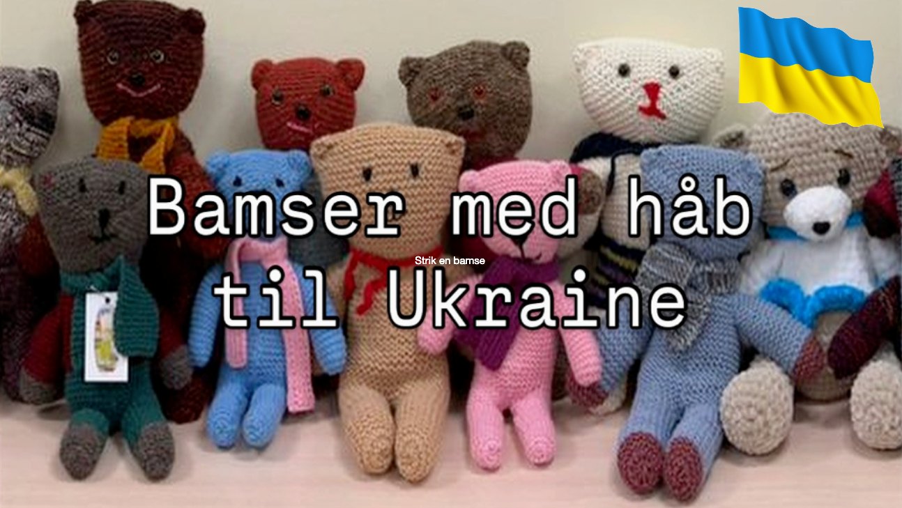 Strik en bamse for Ukraine